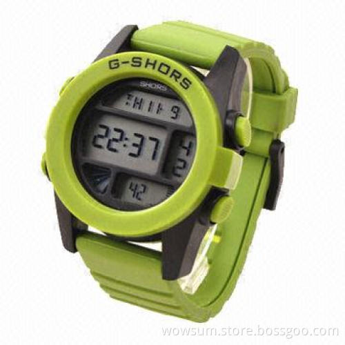 Digital sports watch, various colors are available, with eco-friendly material
